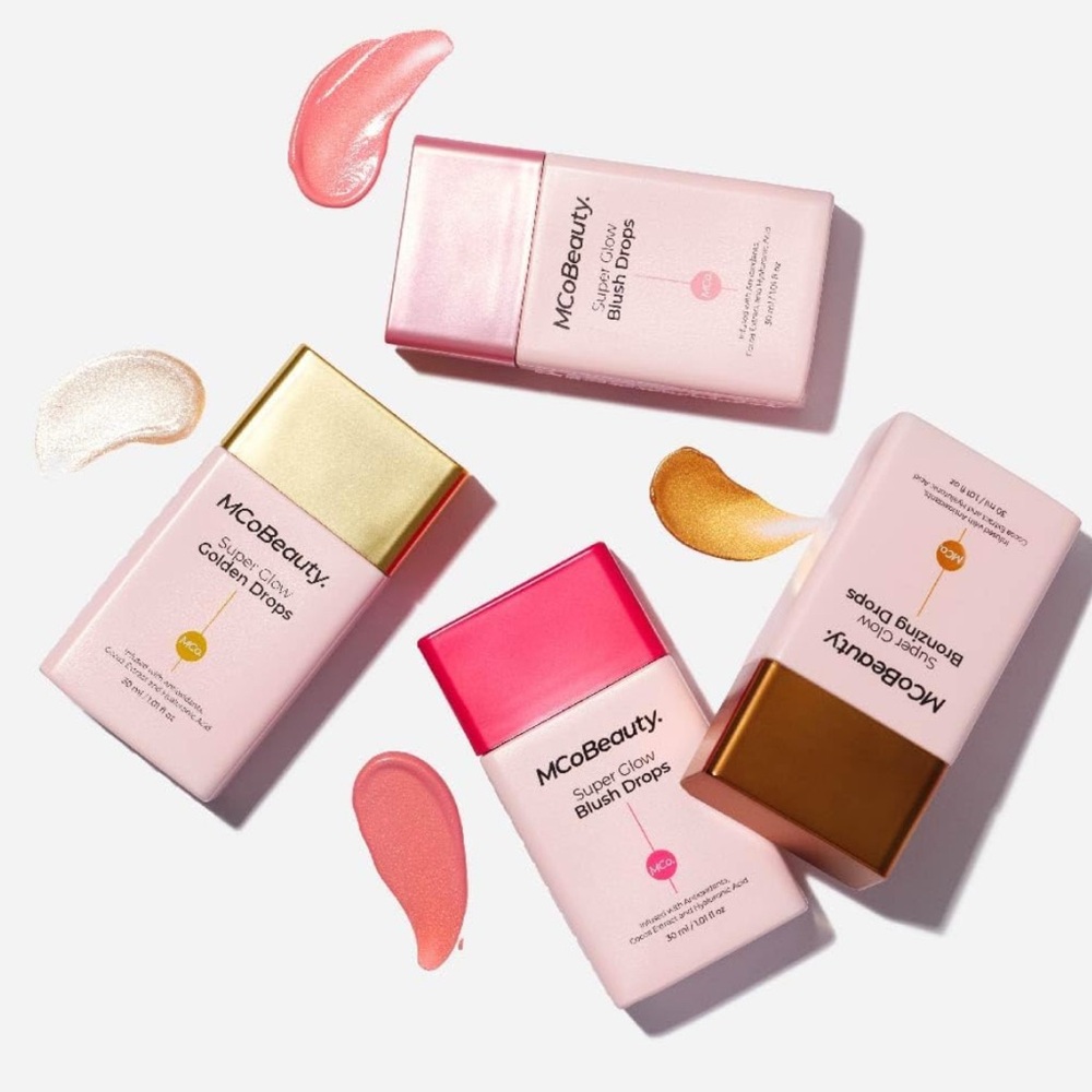 MCoBeauty | Best Seller Super Glow Bronzing Drops Golden Drops & Blush Drops 3